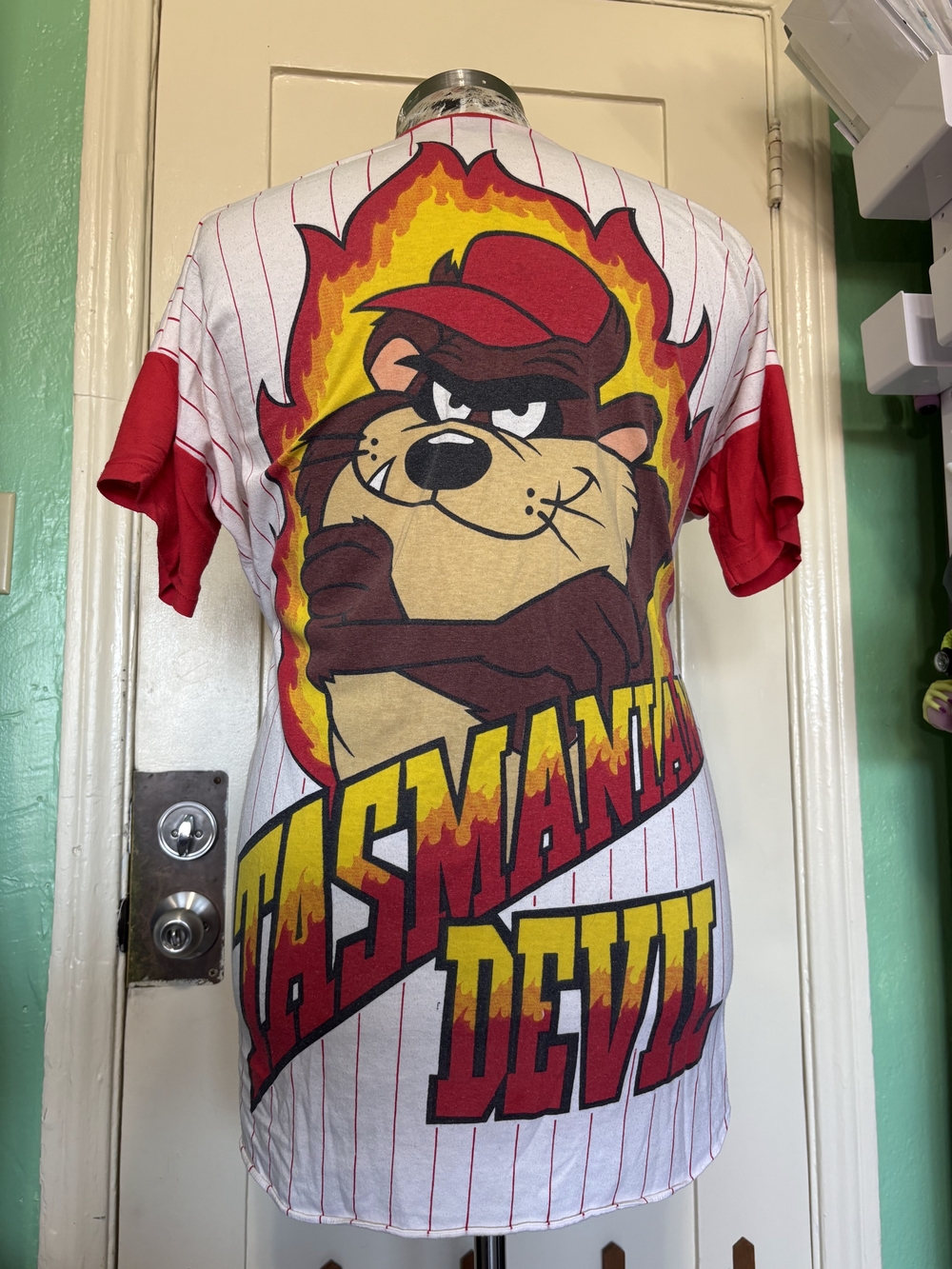 Rare Taz Baseball Tshirt